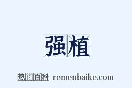 强植是什么意思的图片